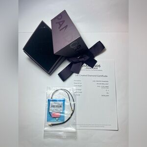 New Pandora Talisman Lab grown Diamond Horseshoe Pendant 0.25 carat tw 14k Gold